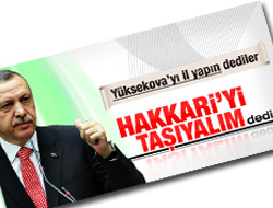 Hakkari'yi taşıyalım önerisi