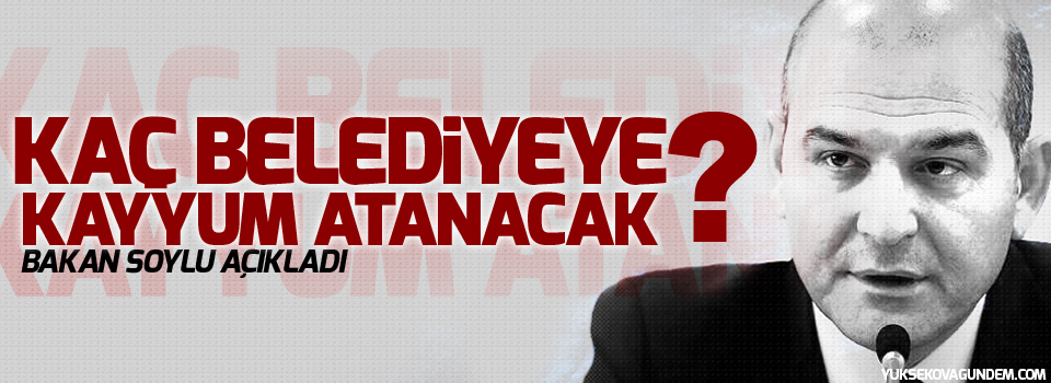 Kaç Belediyeye Kayyum atanacak?