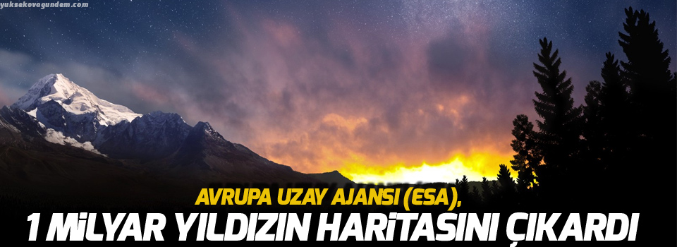 Avrupa Uzay Ajansı,1 milyar yıldızın haritasını çıkardı