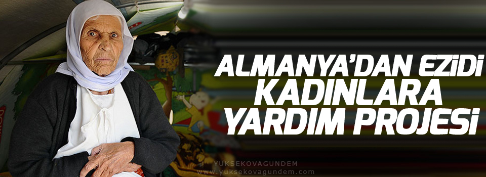 Almanya'dan Ezidi kadınlara yardım projesi