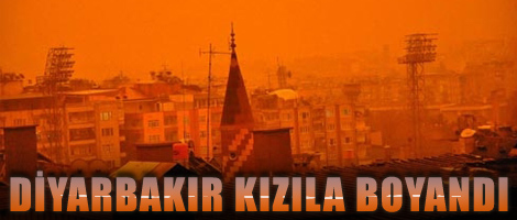 Diyarbakır kızıla boyandı