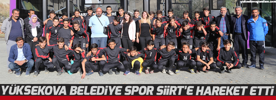 Belediye sporlu minikler Siirt’e hareket etti