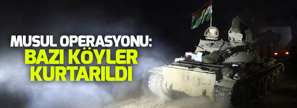 Musul operasyonu: Bazı köyler kurtarıldı