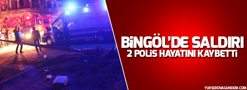 Bingöl'de eş zamanlı saldırılar: 2 polis hayatını kaybetti