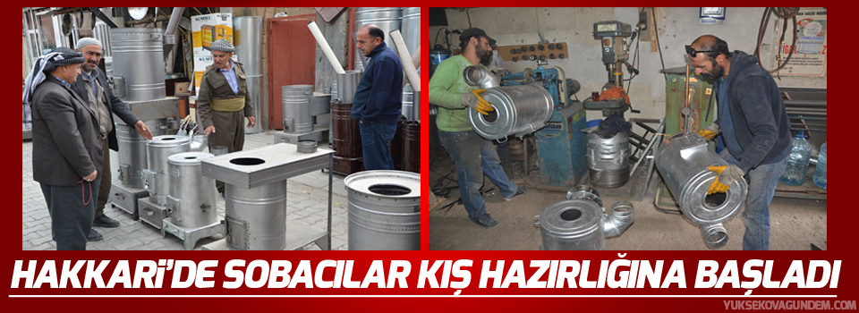 Hakkari'de sobacılar kış hazırlığına başladı