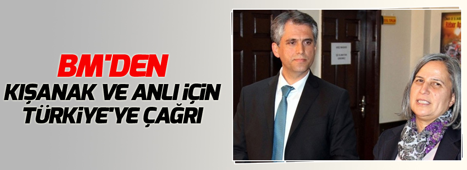 BM'den Kışanak ve Anlı için Türkiye'ye çağrı