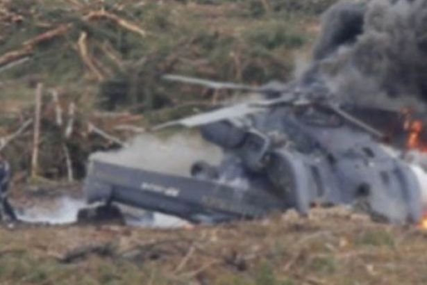 Irak'ta askeri helikopter düştü