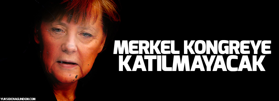 Merkel kardeş partisinin kongresine katılmayacak