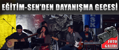 Eğitim-Sen dayanışma gecesi düzenledi