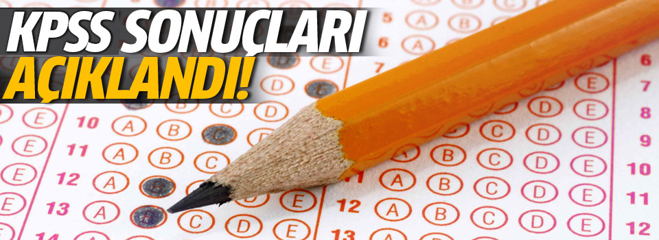 KPSS sonuçları açıklandı