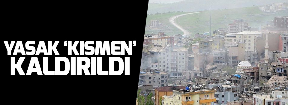 Yasak 'kısmen' kaldırıldı