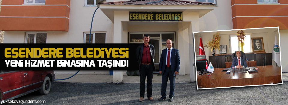 Esendere Belediyesi yeni hizmet binasına kavuştu