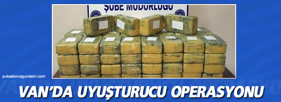 Van’da 72 Kilo Uyuşturucu Madde Ele Geçirildi