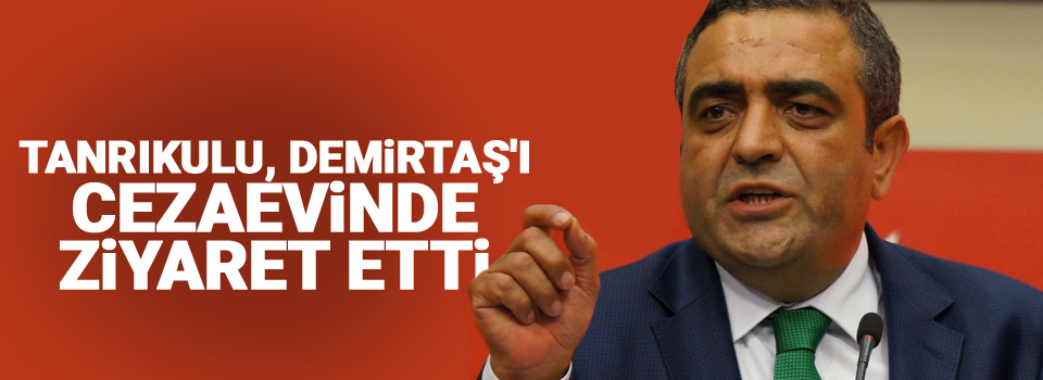 Tanrıkulu, Demirtaş'ı cezaevinde ziyaret etti