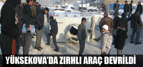 Zırhlı Araç Devrildi