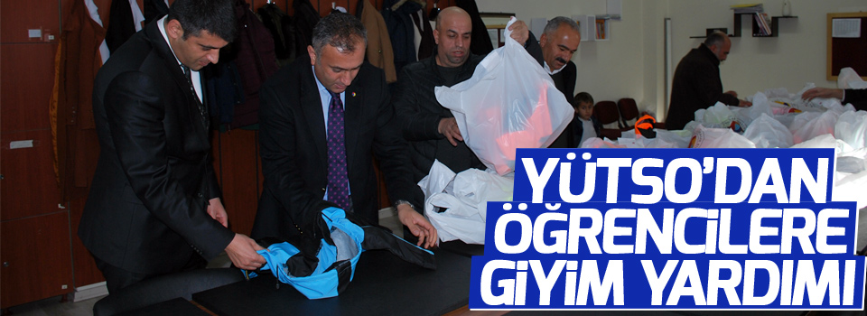 YÜTSO'dan öğrencilere yardım