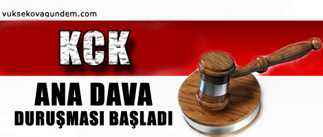 'KCK' ana davası duruşması başladı