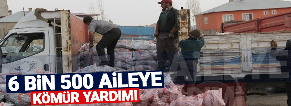 6 bin 500 aileye kömür yardımı