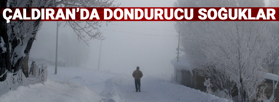 Çaldıran dondu