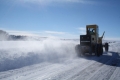 Köy yollarında karla mücadele devam ediyor