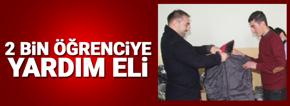 Başkale’de 2 bin öğrenciye yardım eli