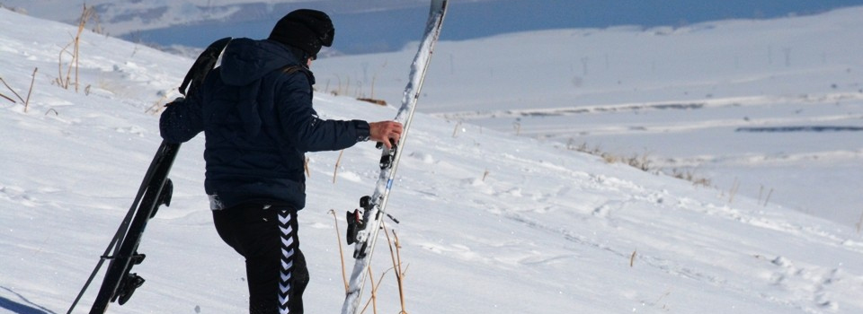 Kayak severler Nemrut’a akın etti