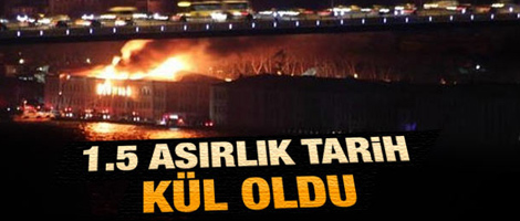 Galatasaray Üniversitesi'nde yangın