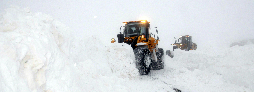 89 köy ile 217 mezra yolu ulaşıma kapandı