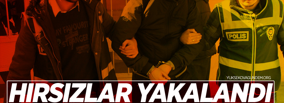 Hırsızlar yakalandı!