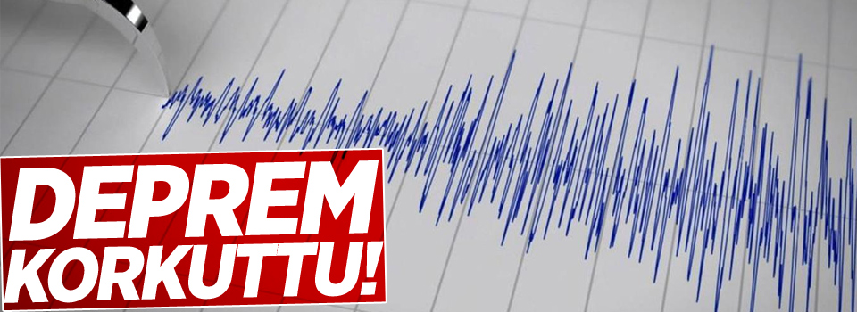 5.8 şiddetinde deprem meydana geldi