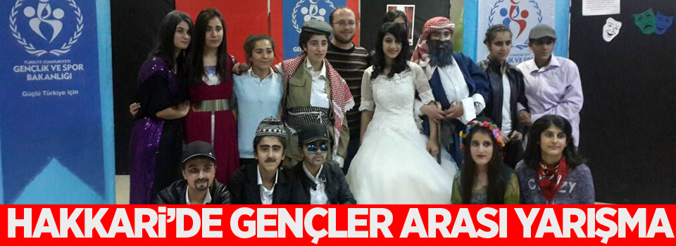 Hakkari’de gençler arası yarışma