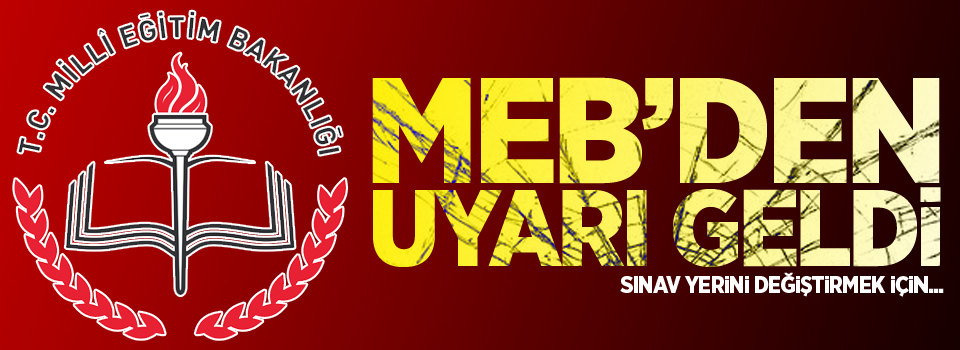 MEB'den uyarı geldi!