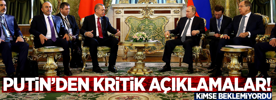 Erdoğan Putin ile görüştü