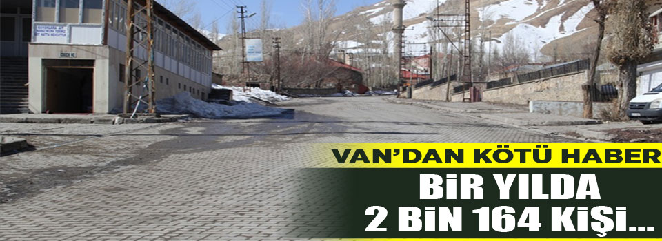 Bir yılda 2 bin 164 kişi ...