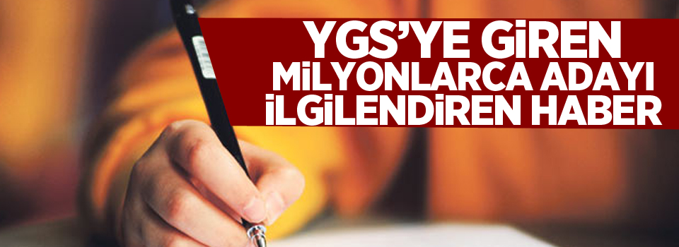 ÖSYM'den YGS'ye girenler için yeni açıklama