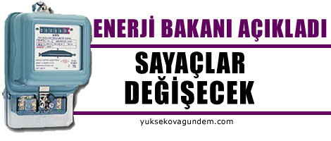 Elektrik sayaçları değişecek
