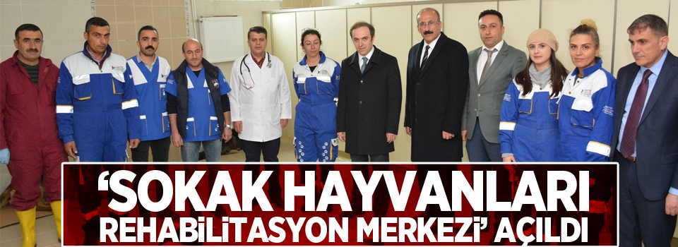 ‘Sokak Hayvanları Rehabilitasyon Merkezi’ açıldı