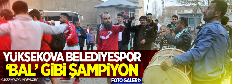 Yüksekova Belediyespor 'BAL' gibi şampiyon