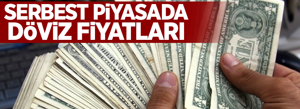 Serbest piyasada döviz fiyatları