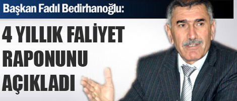Hakkari Belediye Başkanı 4 Yıllık Faliyet Raporunu Açıkladı