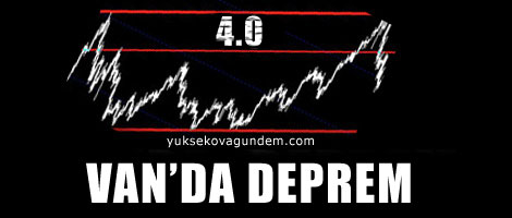Van'da deprem!