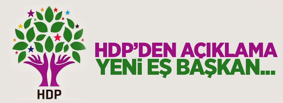 HDP'den açıklama: Eşbaşkan iki ay önce 'vekaleten' seçildi