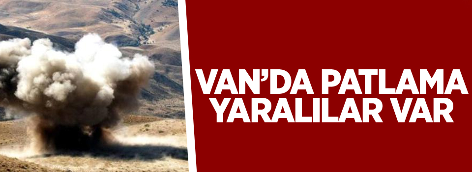 Van'da mayın patladı, 3 korucu yaralandı