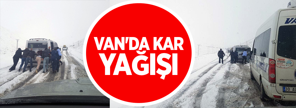 Van'da kar yağışı