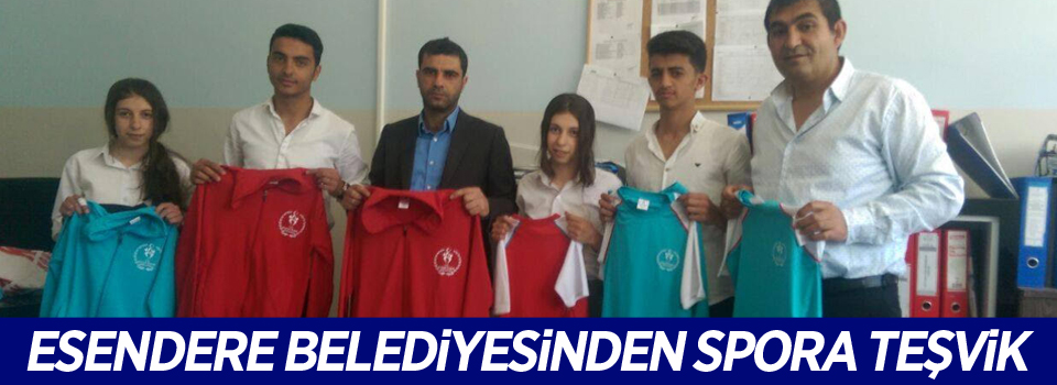 Esendere Belediyesinden Spora Teşvik