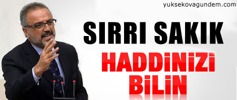 CHPli Önerin 'ırkçı' söylemi Meclisi gerdi
