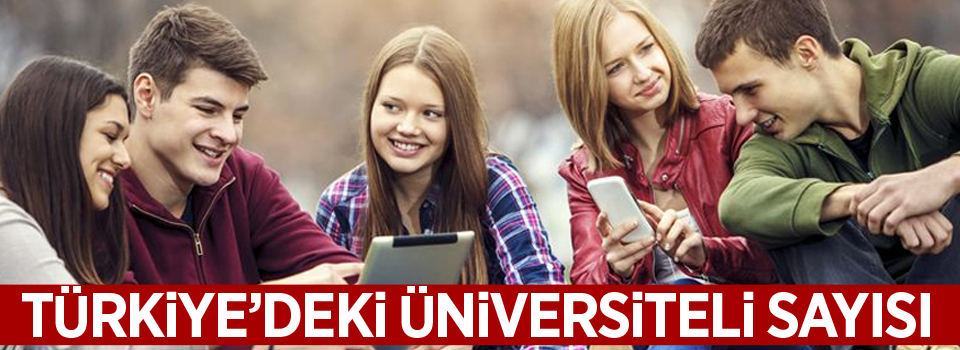 İşte Türkiye’deki üniversiteli sayısı