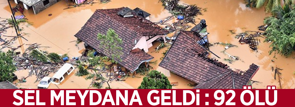 Sri Lanka'da sel: 91 ölü, 100 kayıp