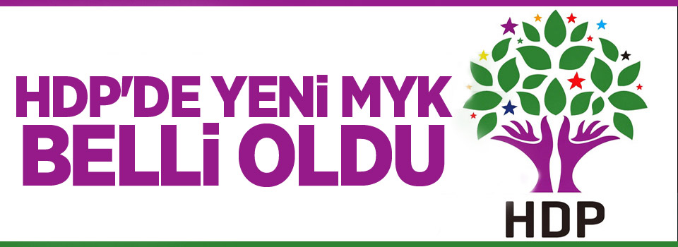 HDP'de yeni MYK belli oldu