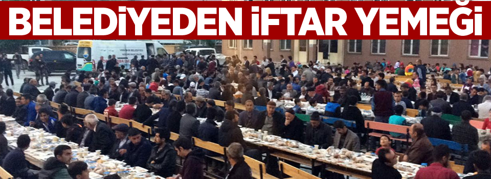 Van Büyükşehir Belediyesi binleri iftarda buluşturuyor